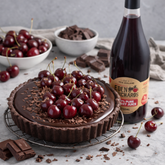 Easter Cherry Chocolate Tart