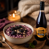 Winter Warming Blackberry Porridge