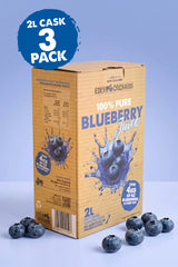 Pure Blueberry Juice - 3 x 2L