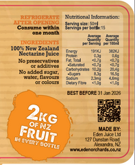 Pure Nectarine Juice - 6 x 750ml