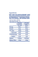 Pure Blueberry Juice - 3 x 2L