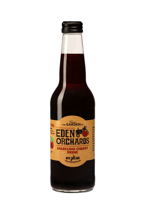 A Bottle of Eden Orchard's Sparkling Cherry  Drink - 330ml Each