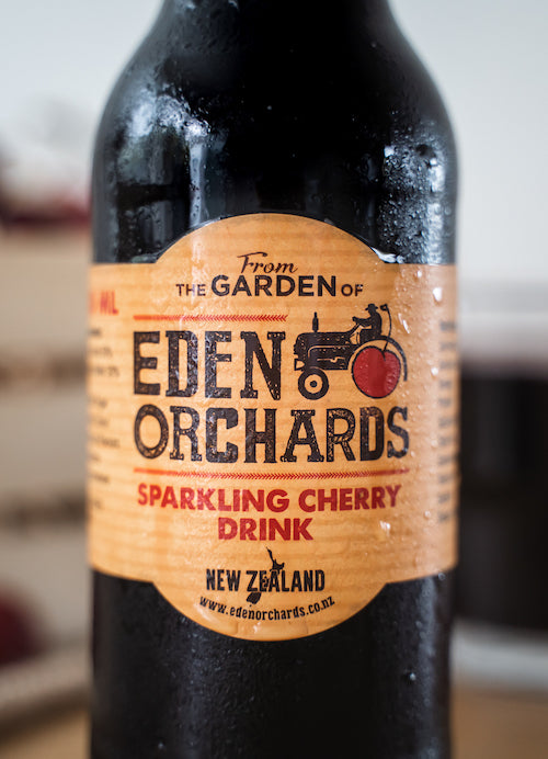 A Bottle of Eden Orchard's Sparkling Cherry Drink - 330ml Each