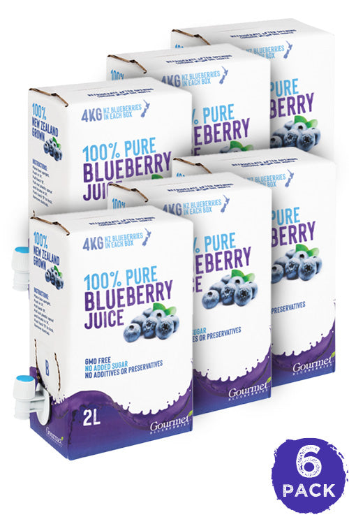 Pure Blueberry Juice - 6 x 2L