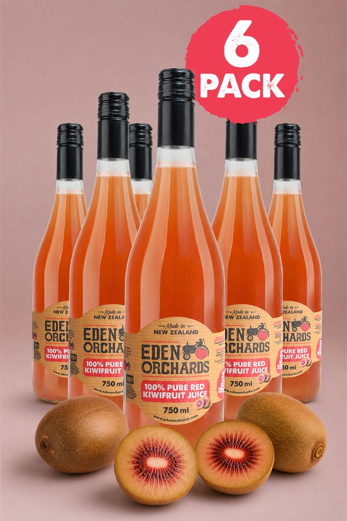 Red Kiwifruit Juice - 6 x 750ml
