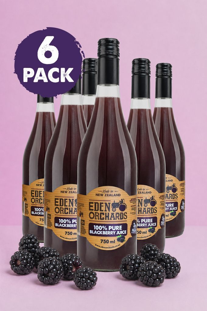 Pure Blackberry Juice  - 6 x 750ml