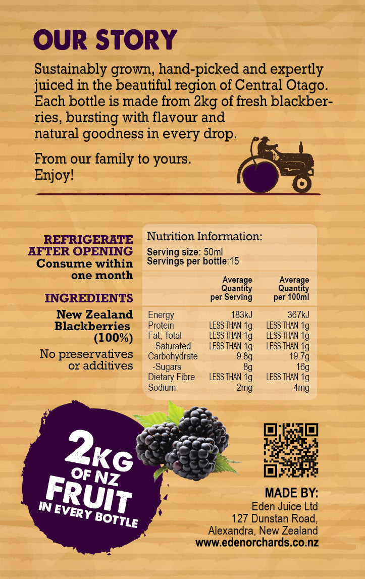 Cherry & Blackberry Juice  - 6 x 750ml