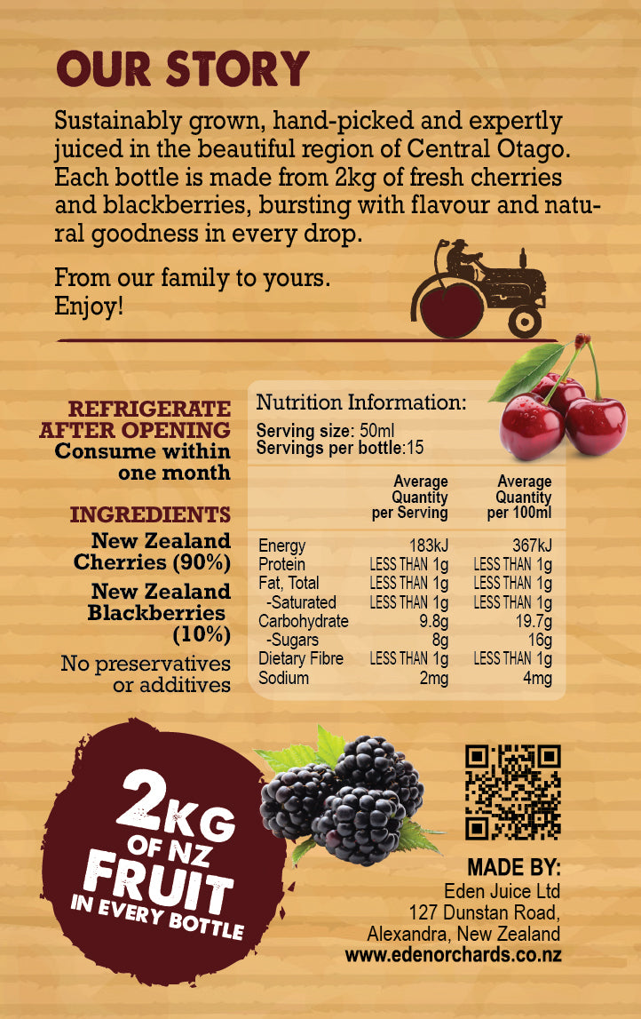 Cherry Blackberry Juice