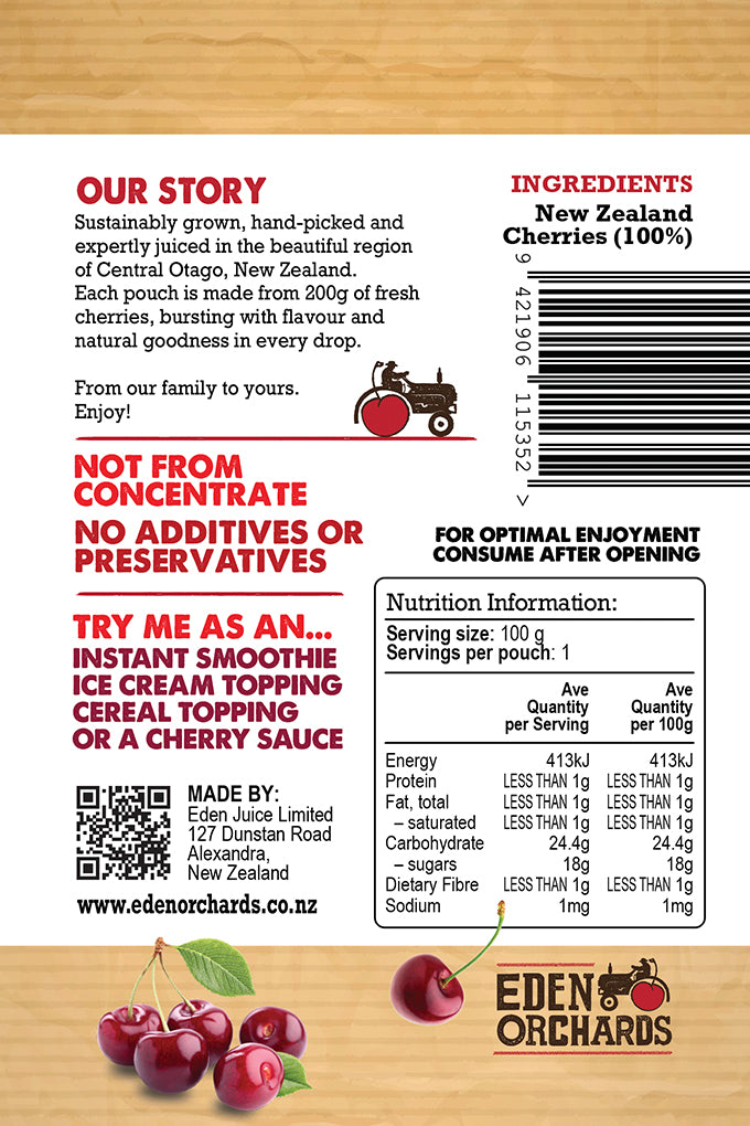 7 x 100ml Cherry Smoothie