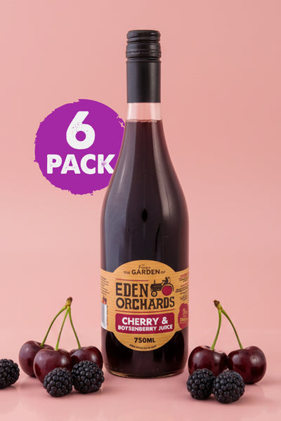 Cherry & Boysenberry Juice - 6 x 750ml – Eden Orchards