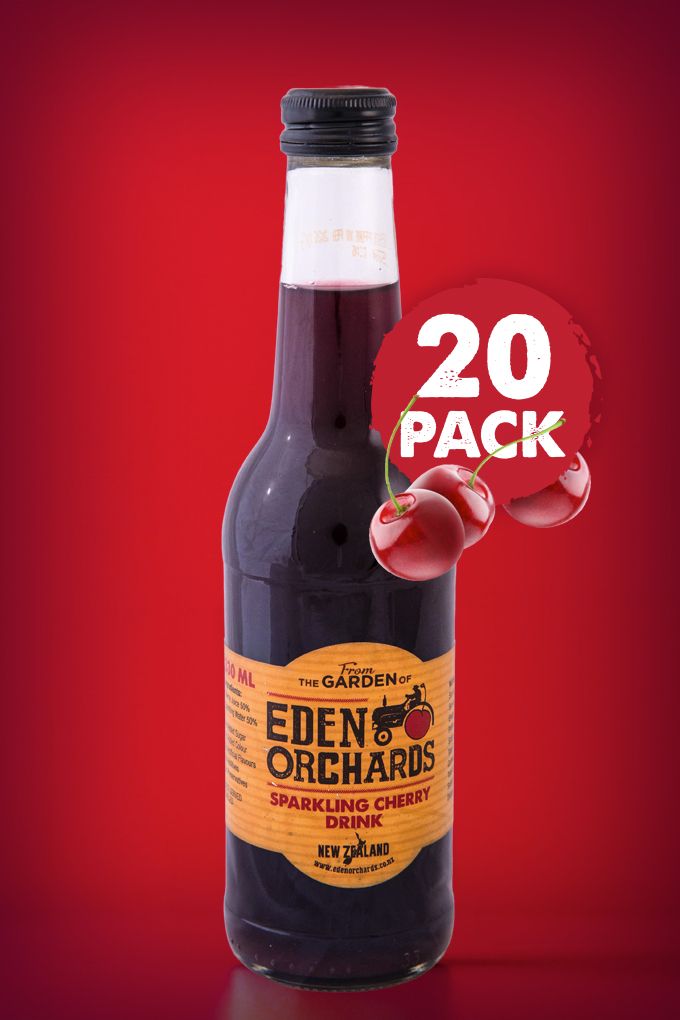 Sparkling Cherry Juice - 20 Pack