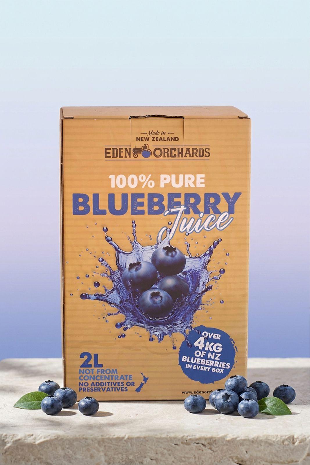 Pure Blueberry Juice - 3 x 2L