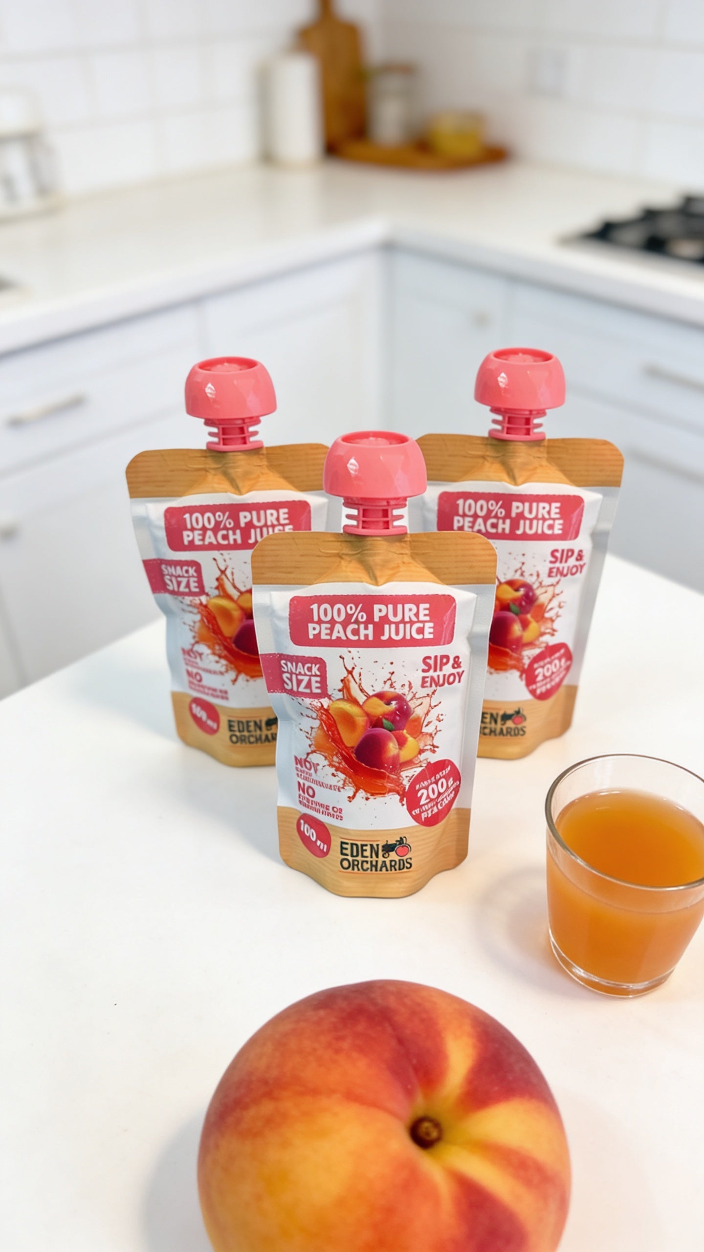 7 x 100mL  Peach Juice