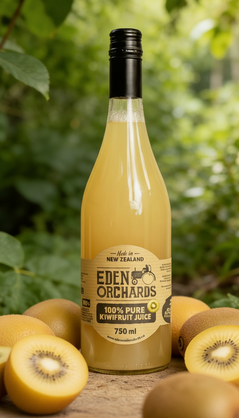 Pure Kiwifruit Juice - 6 x 750ml