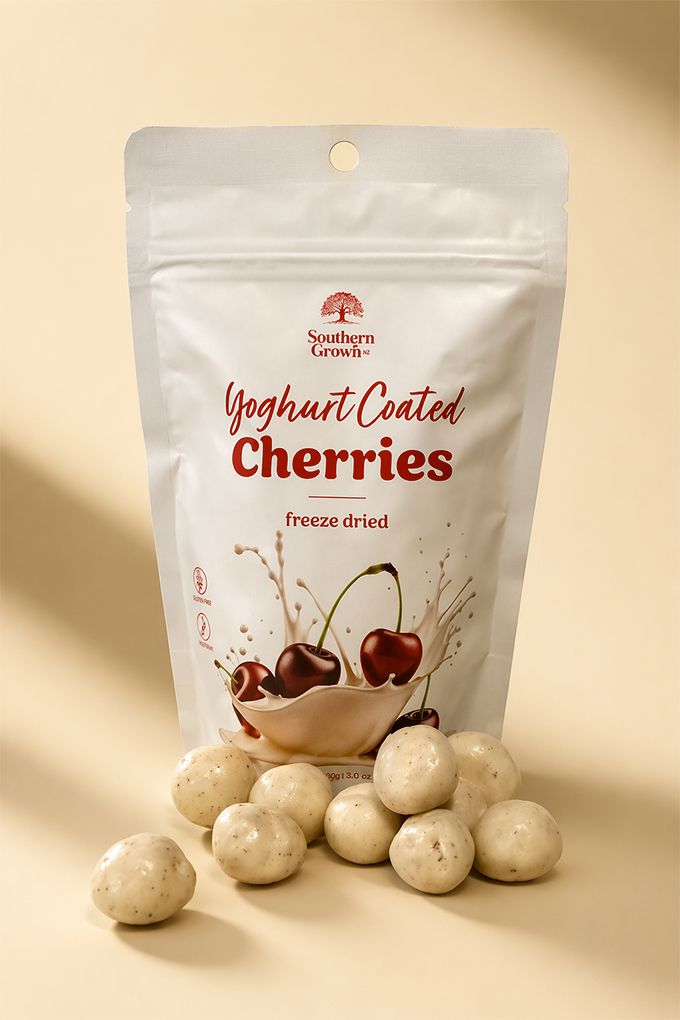 Yoghurt Coated Cherries